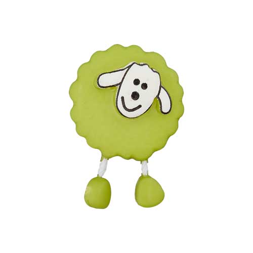 447470180024 - Sheep Button - Light Green